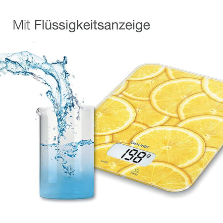 BEURER Bilancia da cucina 5Kg KS 19 Lemon