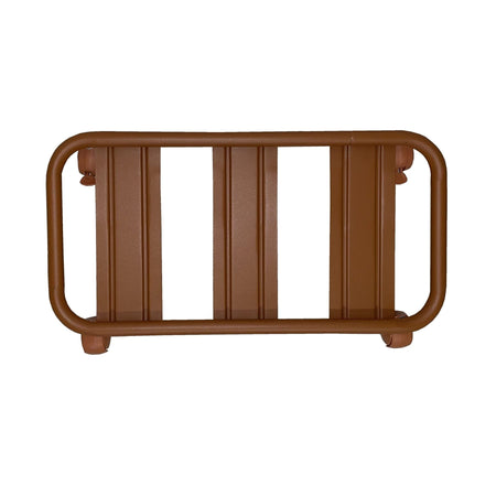 Sottovaso rettangolare a carrello con ruote bidirezionali tubolare tondo 60 cm