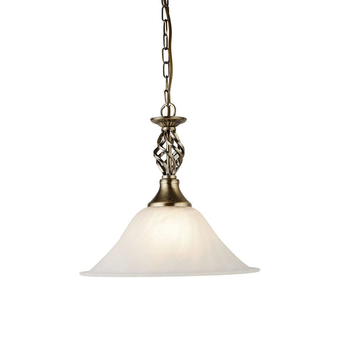 Lampadario Contemporaneo Camerun Acciaio Ottone Vetro 1 Luce E27