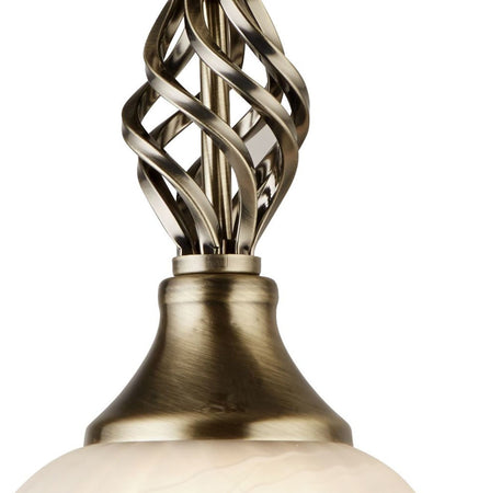 Lampadario Contemporaneo Camerun Acciaio Ottone Vetro 1 Luce E27