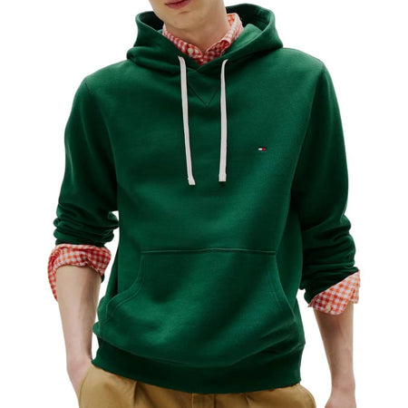 Tommy hilfiger felpa verde con cappuccio MW0MW39997L6K