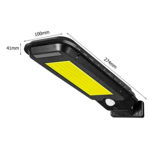 Lampioncino Applique Faretto solare Luce 40 LED Sensore movimento esterno ip65
