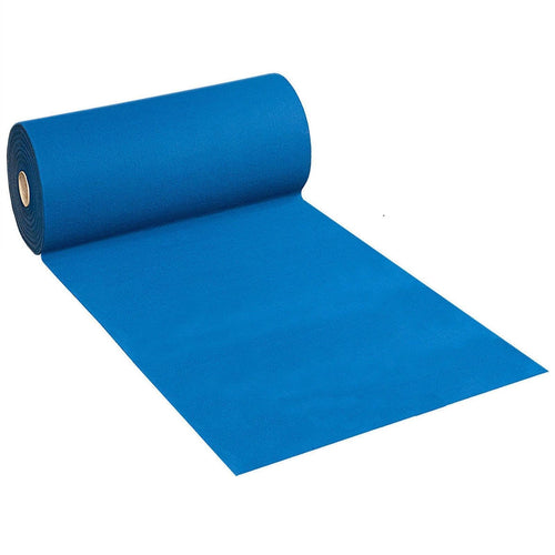 Passatoia per eventi Blu, moquette antiscivolo da 520 gr il mtq, zerbino da esterno