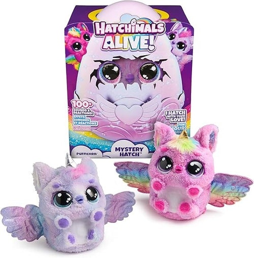 HATCHIMALS Alive Uovo Mystery Hatch Pufficorn - X50054