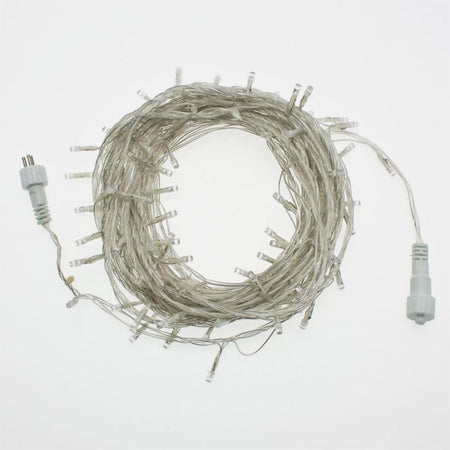 Luci di natale catena luminosa 100 led prolungabile fino a 50 mt per esterno