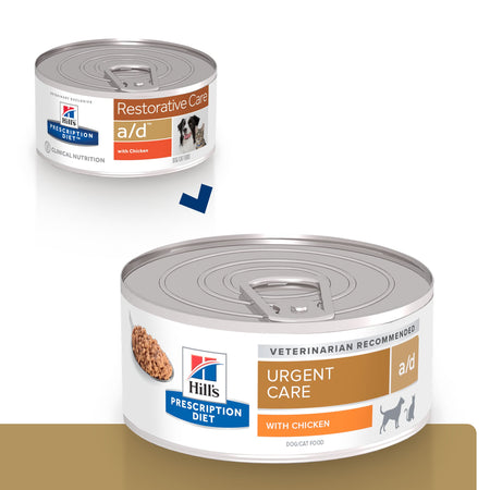 Hill's Prescription Diet a/d Care umido Cani e Gatti Adulti pollo 156 gr