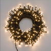 Luci di natale catena luminosa 100 led prolungabile fino a 50 mt per esterno