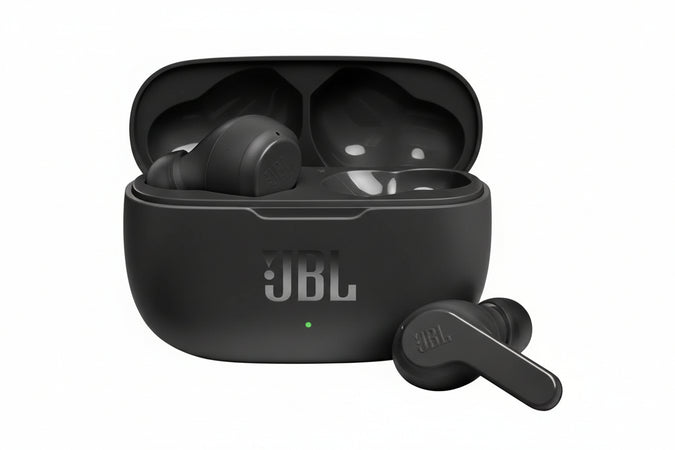 AURICOLARE BLUETOOTH JBL WAVE 200TWS BLACK
