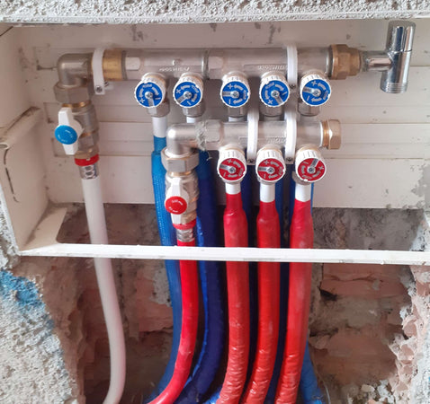 Valvola sfera saracinesca da 1" ad angolo MF leva corta con bocchettone orientabile