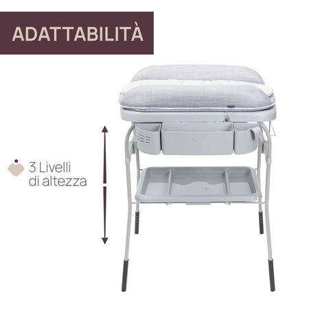 Chicco - Bagnetto Vaschetta Cuddle&Bubble Grey Melange