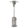 SCALDAPATIO STUFA A FUNGO GAS IN ACCIAIO INOX H 221 CM 13 KW CON RUOTE PER ESTERNO