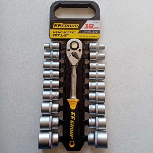 FF Group set chiavi a bussola da 1/2 con cricchetto reversibile