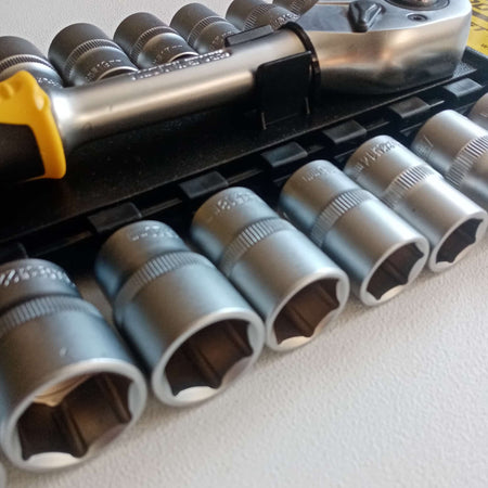 FF Group set chiavi a bussola da 1/2" con cricchetto reversibile