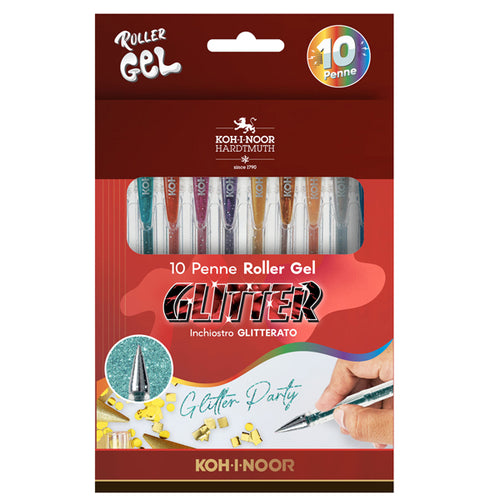 Astuccio 10 Roller Koh-I-Gel Glitter