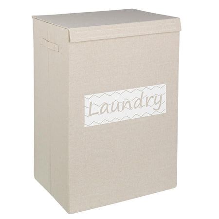 Cesto portabiancheria pieghevole per casa e campeggio h 60 cm