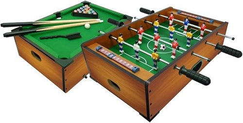 Sport1 mini Calcetto e biliardo da tavolo 2 in 1
