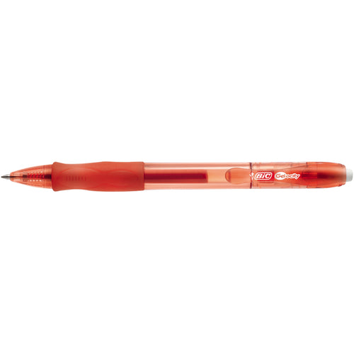 Scatola 12 Penna Sfera Scatto Gelocity 0,7Mm Rosso Bic
