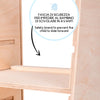 Learning Tower con rampa e lavagna, Torre di Apprendimento, Torretta Montessoriana