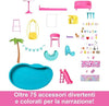 Casa dei Sogni di Barbie Dreamhouse 75+ accessori HMX10