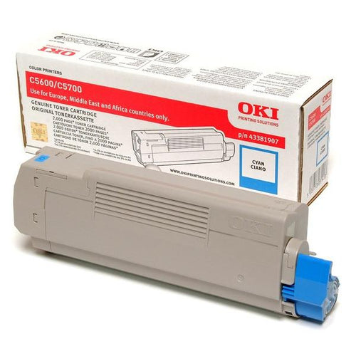 TONER OKI C5600 CIANO 2K