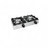 Parker Cucina Fornello professionale 2 fuochi acciaio inox 18/10 gas valvola sicurezza Made in Italy BIG7002L6 kW 3 + kW 3