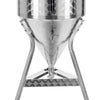 Fermentatore inox professionale per birra artigianale, Tronco conico 60° con tappo a pressione