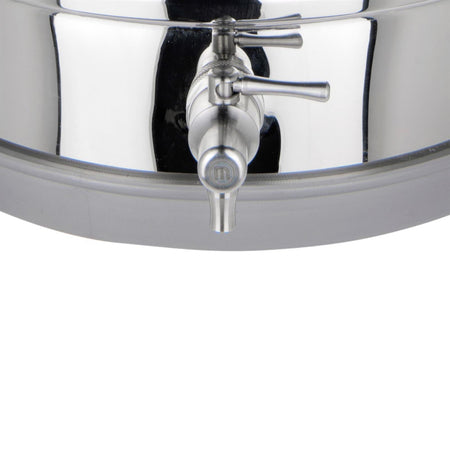 Fermentatore inox professionale per birra artigianale, Fondo Piano con tappo a vite