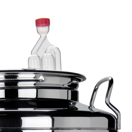 Fermentatore inox professionale per birra artigianale, Fondo Piano con tappo a vite