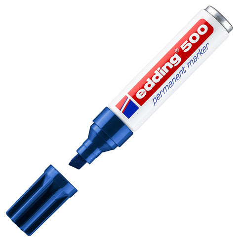 Marcatore Edding 500 Blu P.Scalpello