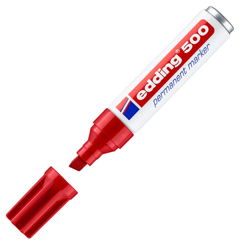 Marcatore Edding 500 Rosso P.Scalpello