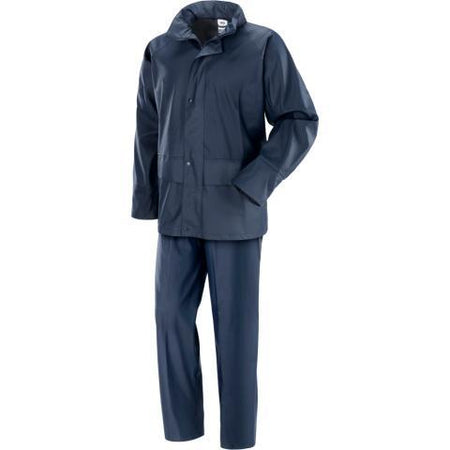 Impermeabile completo "Iguazu" in PVC/PU con supporto 100% poliestere, giacca e pantaloni traspiranti