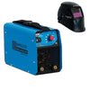 Saldatrice arc 180 awelco inverter elettrodi 4 mm con elmetto maschera lcd 7 kva