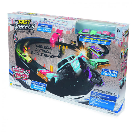 Fast Wheels – Pista Crash Racers Altissima Velocità - Giocheria