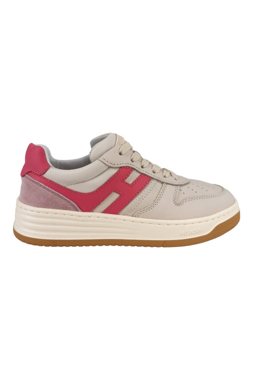 Hogan Sneakers Avorio/fucsia da donna