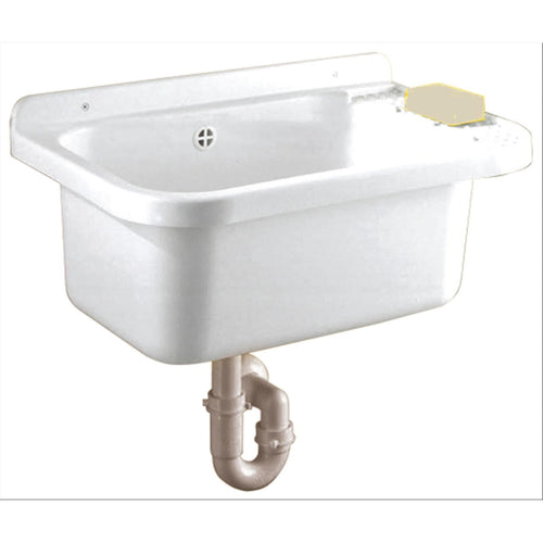 PILOZZO DA PARETE 50CM IN RESINA BIANCO