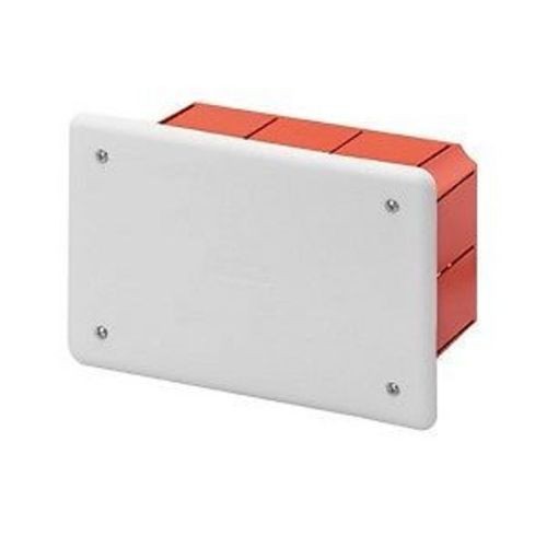 Cassetta derivazione 118x96x50mm IP40 ad incasso coperchio bianco
