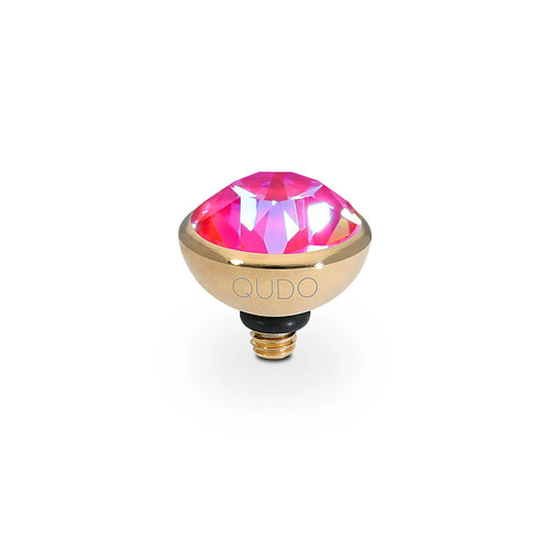 QUDO Bottone Alto 10 mm - Oro royal red elite