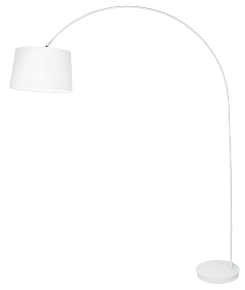 Lampada da terra Piantana Ad Arco bianca 60 watt E27
