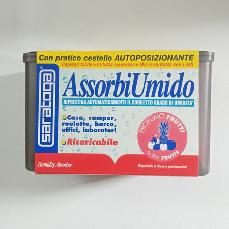 Assorbiumido in vaschetta fragranza flower con 1 ricarica da 450gr