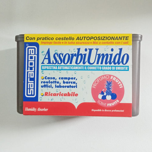 Assorbiumido in vaschetta fragranza flower con 1 ricarica da 450gr