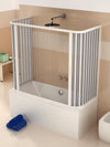 Box doccia Sopra vasca in pvc su tre lati apertura centrale