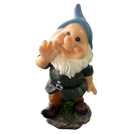 BIANCANEVE E I SETTE NANI 7 NANO POLIRESINA DA GIARDINO NANETTI PRATO GNOMI GNOMO AIULA CM 44