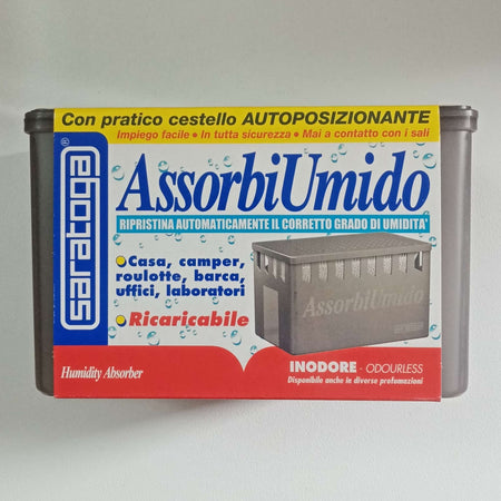 Assorbiumido in vaschetta fragranza neutra con 1 ricarica da 450gr