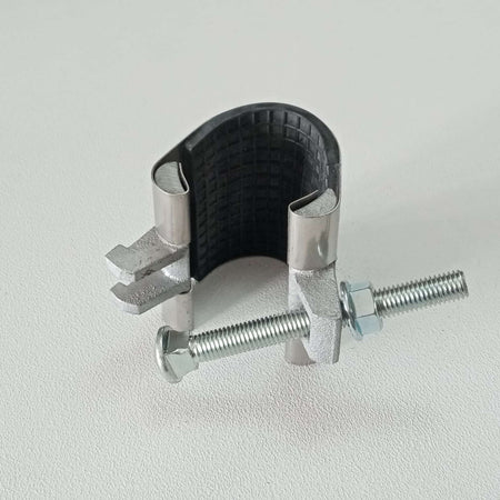 Collare di riparazione 21-25mm inox per tubi con un tirante