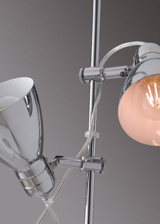 Piantana Metallo Paralumi Orientabili Lampada Da Terra Moderna E27