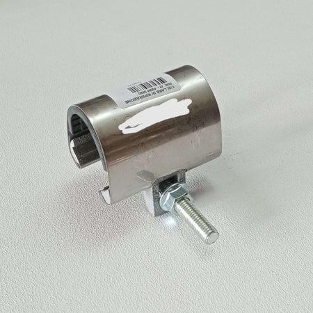 Collare di riparazione 26-30 mm inox per tubi con un tirante