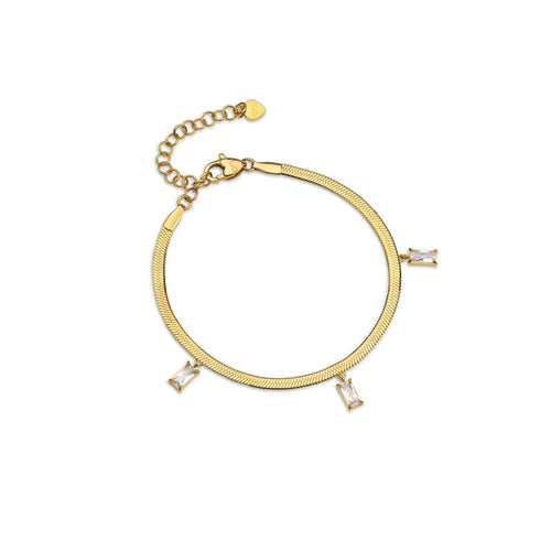 Ops Objects - FABLE CRYSTAL bracciale con pietre pendenti