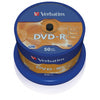 VERBATIM DVD-R AZO 4.7GB 16X MATT SILVER SURFACE PACK DA 50