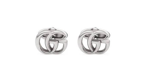 Gucci Gemelli in argento con Doppia GG