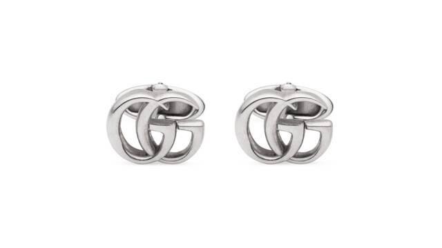 Gucci Gemelli in argento con Doppia GG